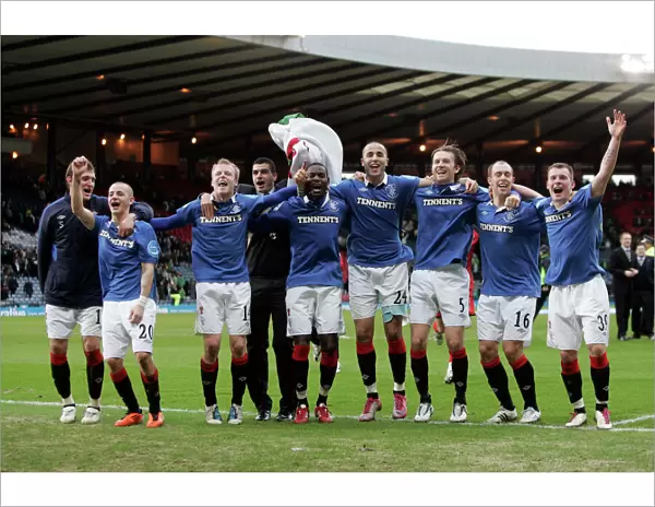 Rangers FC: Triumphant Victory in the 2011 Co-operative Cup Final vs Celtic - Celebrating the Cup Win