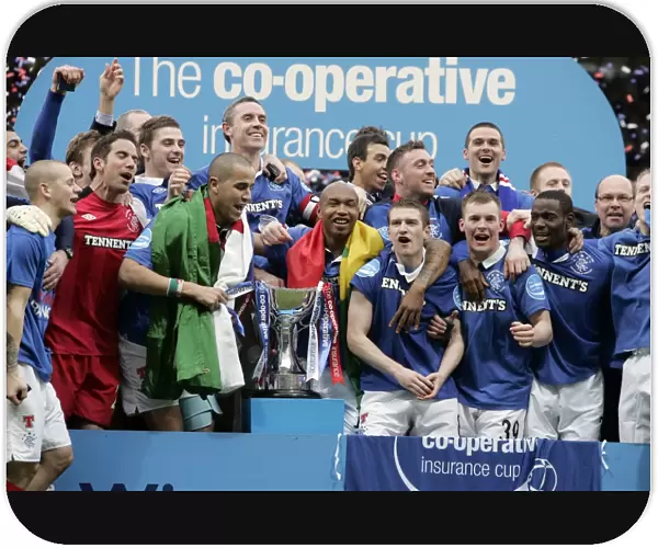 Rangers Football Club: Triumphant Victory in the Co-operative Cup Final against Celtic at Hampden Stadium (2011)
