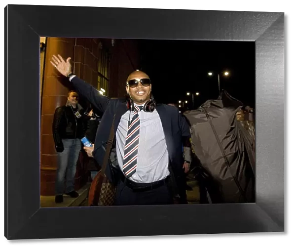 El Hadji Diouf's Triumphant Return: Exclusive Image of Rangers Co-operative Cup Champions 2011 Win