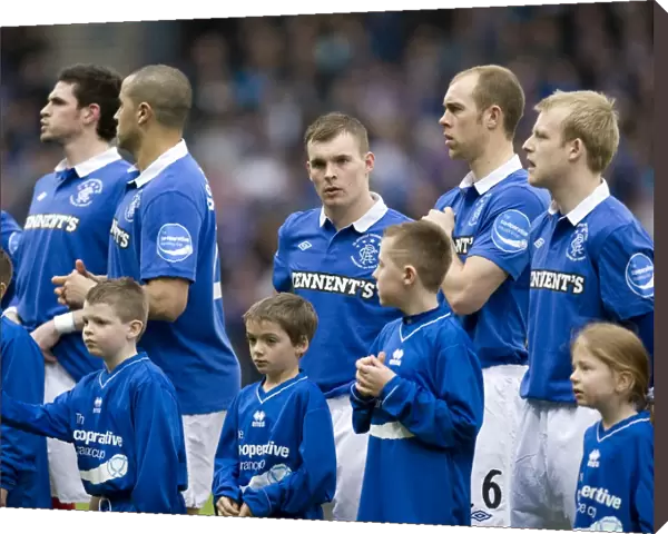 Champions Rangers Gear Up for Battle: The Co-operative Cup Final at Hampden Stadium (2011) - Rangers vs Celtic: Pre-Match Line-Up