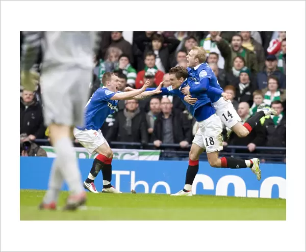 Rangers and Celtic in Co-operative Cup Final Showdown: Jelavic and Naismith's Winning Moment (2011)