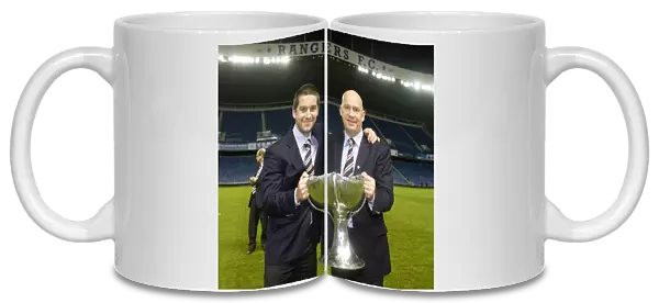 Rangers Football Club: Owen and McDowall Rejoice in Co-operative Cup Victory with the Trophy