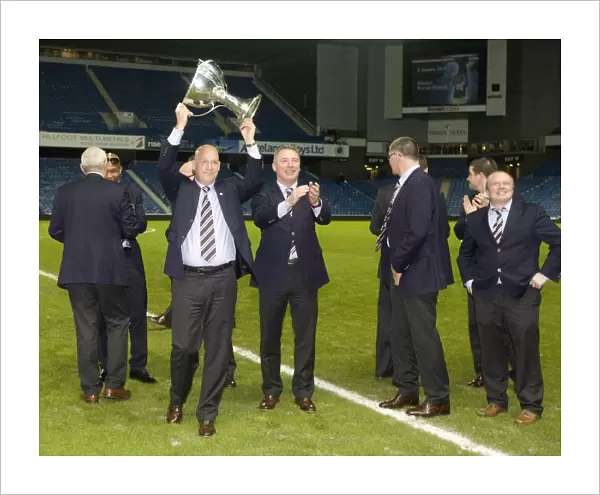 Rangers Football Club: Kenny McDowall's Triumphant Co-operative Cup Final Celebration at Ibrox Stadium (2011)