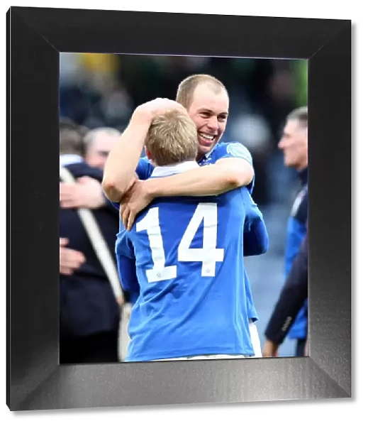 Rangers Football Club: Co-operative Insurance Cup Champions 2011 - Whittaker and Naismith Embrace Victory