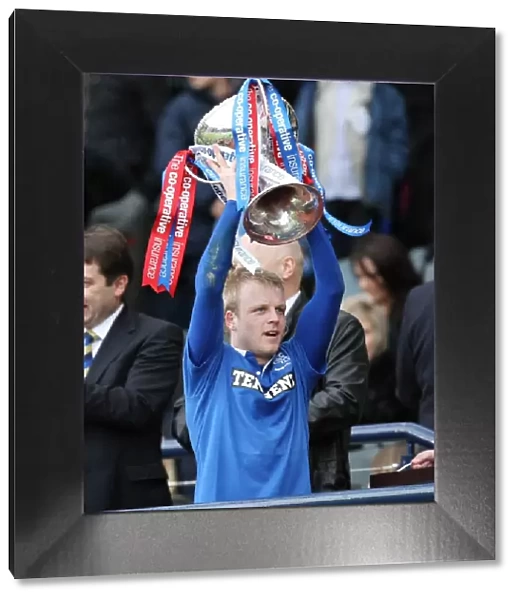 Rangers FC: Steven Naismith Celebrates Co-operative Insurance Cup Victory at Hampden Stadium (2011)