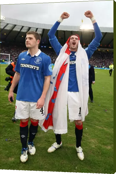 Rangers Football Club: Kyle Hutton and Kyle Lafferty's Co-operative Cup Victory at Hampden Stadium (2011)