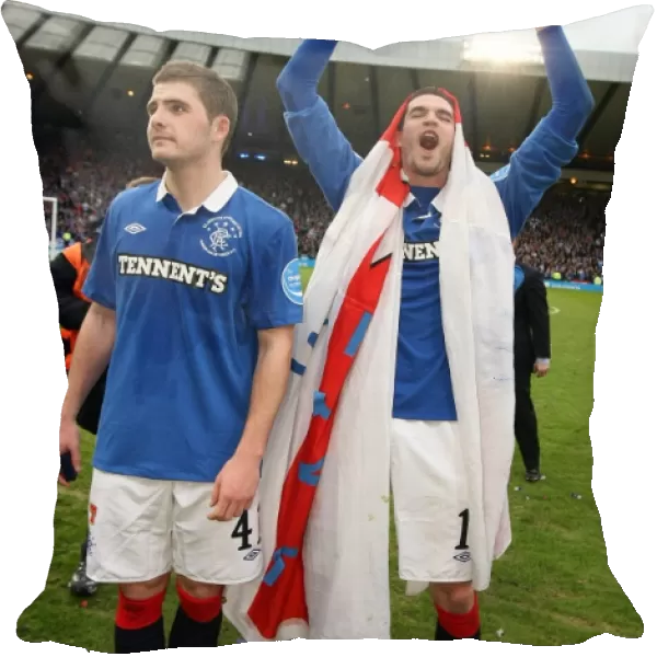 Rangers Football Club: Kyle Hutton and Kyle Lafferty's Co-operative Cup Victory at Hampden Stadium (2011)