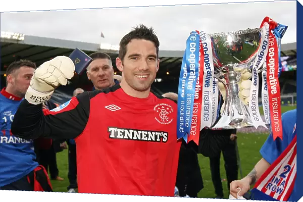 Rangers FC: Neil Alexander Lifts the Co-operative Cup after Triumphant Victory over Celtic at Hampden Stadium (2011)