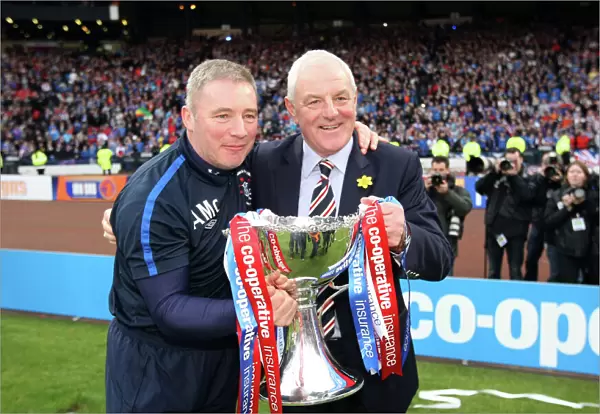 Ally McCoist and Walter Smith