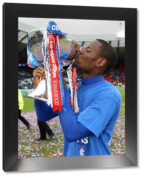 Rangers Football Club: Maurice Edu's Triumph with the Co-operative Insurance Cup (2011) - Rangers Celebrate Victory over Celtic at Hampden Stadium