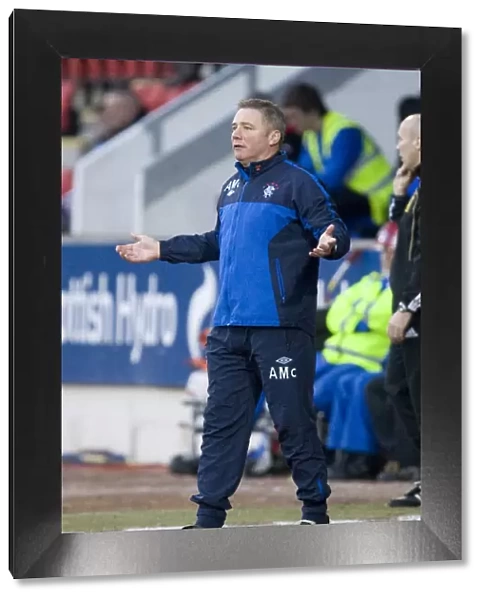 Ally McCoist in the Heat of the Battle: Rangers Triumph over St. Johnstone (2-0) in the Scottish Premier League