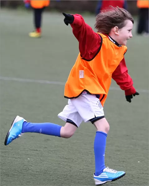 Easter Soccer School: Young Rangers in Action at Ibrox Complex