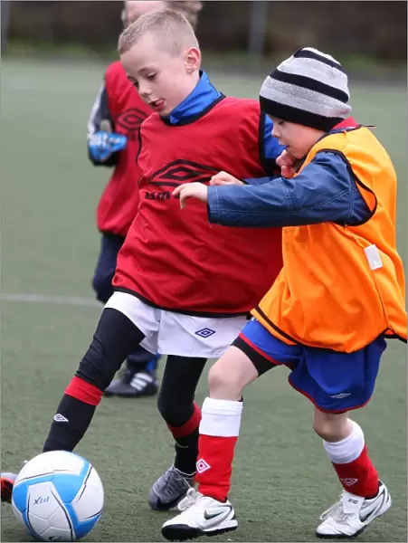 Young Rangers in Action: Easter Soccer School at Ibrox