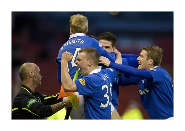 Rangers Victory: Jelavic's Goal Celebration vs Aberdeen (1-0)
