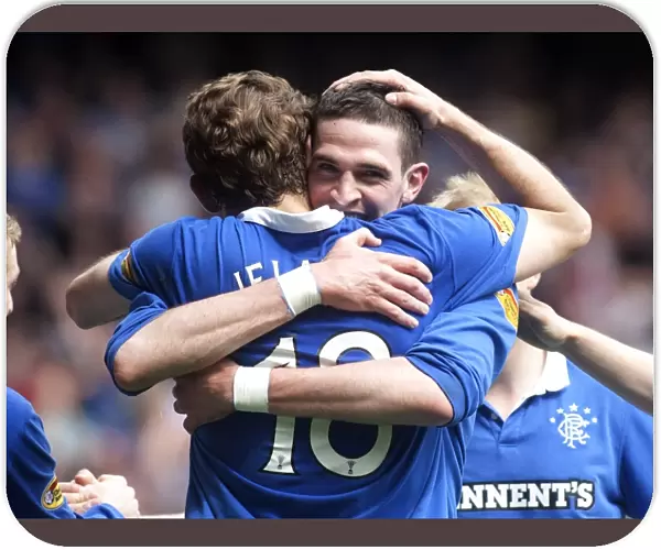 Rangers Kyle Lafferty: Double Delight as Rangers Crush Hearts (4-0) in Scottish Premier League at Ibrox