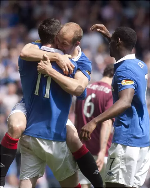 Rangers Kyle Lafferty's Double Delight: 4-0 Thrashing of Heart of Midlothian at Ibrox