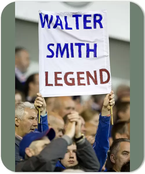 Walter Smith Tribute: Rangers 2-0 Victory Over Dundee United at Ibrox Stadium - Fans Honor Legendary Manager with Banners