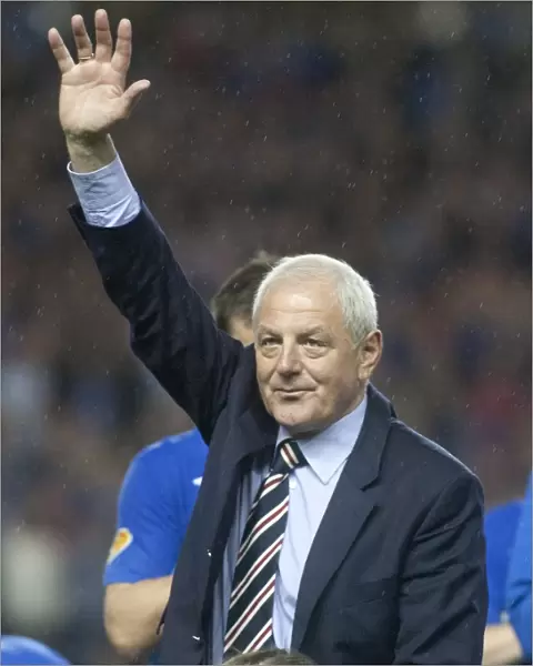 Walter Smith's Farewell: A 2-0 Victory with Rangers FC against Dundee United at Ibrox Stadium (Scottish Premier League)