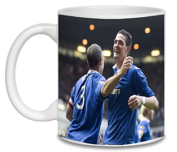 Rangers Kyle Lafferty Scores the Stunner: 2-0 vs Dundee United (Clydesdale Bank Scottish Premier League, Ibrox Stadium)