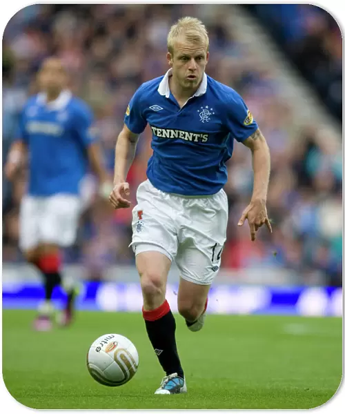 Steven Naismith Scores: Rangers 2-0 Dundee United at Ibrox Stadium, Clydesdale Bank Scottish Premier League