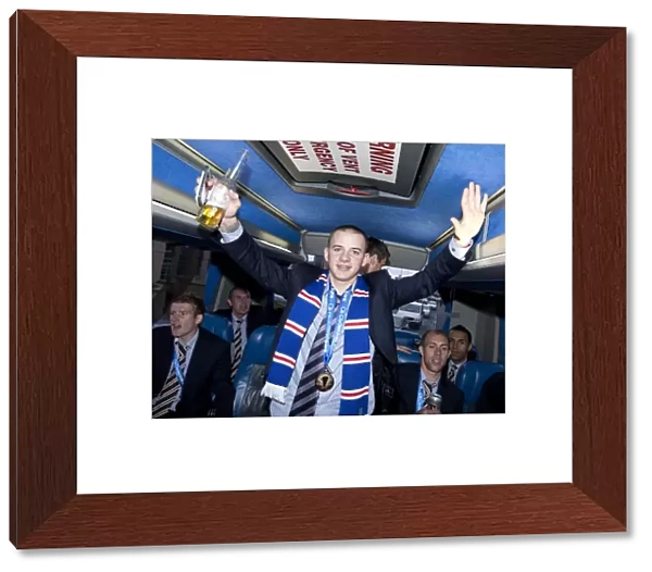 Rangers FC: Vladimir Weiss Aboard the Team Bus to Ibrox for Clydesdale Bank Scottish Premier League Clash against Kilmarnock