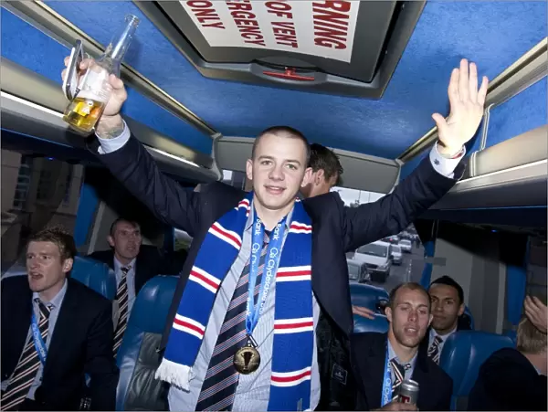 Rangers FC: Vladimir Weiss Aboard the Team Bus to Ibrox for Clydesdale Bank Scottish Premier League Clash against Kilmarnock