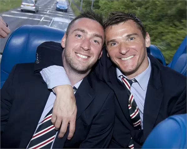 Champions on the Move: McGregor and McCulloch Heading to Ibrox for Clydesdale Bank Scottish Premier League Match vs. Kilmarnock