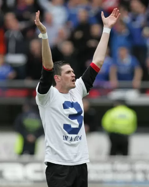 Rangers Football Club: Kyle Lafferty's Thrilling SPL Championship Celebration at Rugby Park (2010-11)