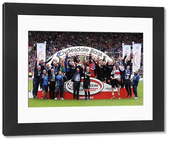 Rangers Football Club: 2010-11 Clydesdale Bank Scottish Premier League Champions - Celebrating Victory at Kilmarnock's Rugby Park