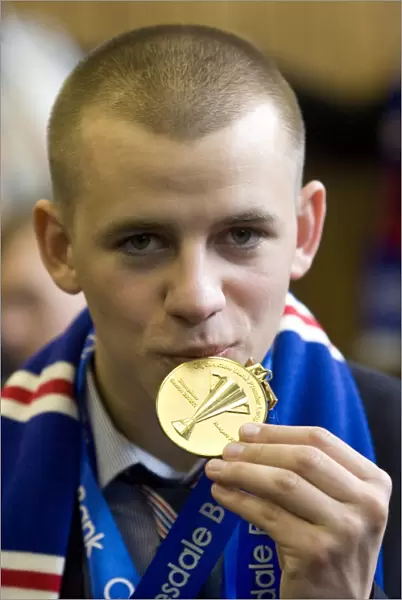 Rangers Football Club: Vladimir Weiss Emotional Moment with the SPL Champions Medal (2010-11)