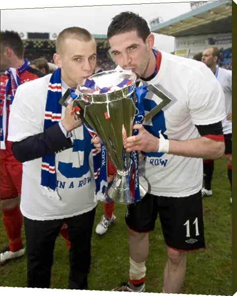 Rangers Football Club: Champions League and SPL Double Win - Vladimir Weiss and Kyle Lafferty's Triumphant Moment at Rugby Park (2010-11)