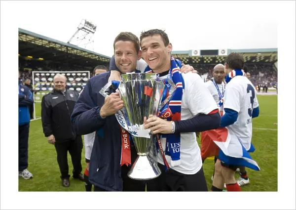 Rangers FC: Champions League Qualification Celebration - Beattie and McCulloch's Triumph over Kilmarnock (2010-11 SPL)