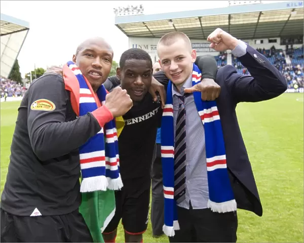 Champions Triumph: Diouf, Edu, and Weiss Glorious Moment - Rangers FC's SPL Title Win (2010-11)