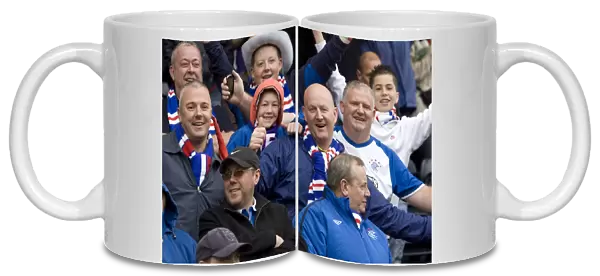 Rangers Fans at Rugby Park: Anticipation Before the 2010-11 SPL Championship Match (Rangers SPL Champions)