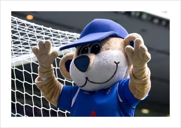 Thrilling 1-1 Draw: Rangers vs Hearts at Ibrox Stadium - Rangers Broxi Bear Witnesses the Action