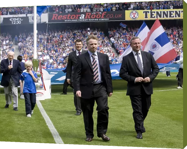 Craig Whyte Bids Farewell: Rangers Chairman Unfurls SPL Flag Amidst 1-1 Draw with Heart of Midlothian