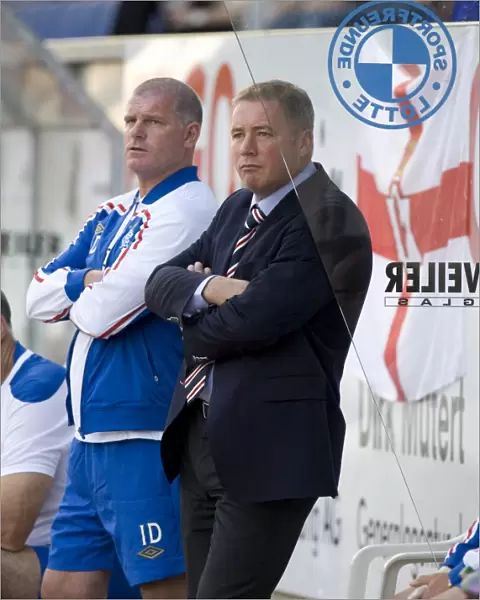 Ally McCoist and Ian Durrant Witness Rangers 1-0 Pre-Season Victory Over Sportfreunde Lotte at Solartechnics Arena