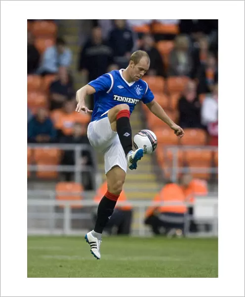 Steven Whittaker Scores the Second Goal: Rangers 2-0 Pre-Season Victory over Blackpool at Bloomfield Road