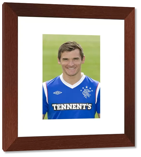 Rangers Football Club: Murray Park - Star Player Lee McCulloch (2011-12) Soccer Headshot