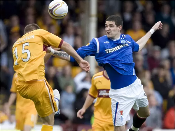 Rangers Kyle Lafferty Scores Spectacular Header: Motherwell 0-3 Rangers (Clydesdale Bank Scottish Premier League)