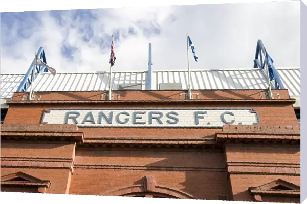 Thrilling Rangers 4-2 Celtic Victory at Ibrox Stadium: Main Stand