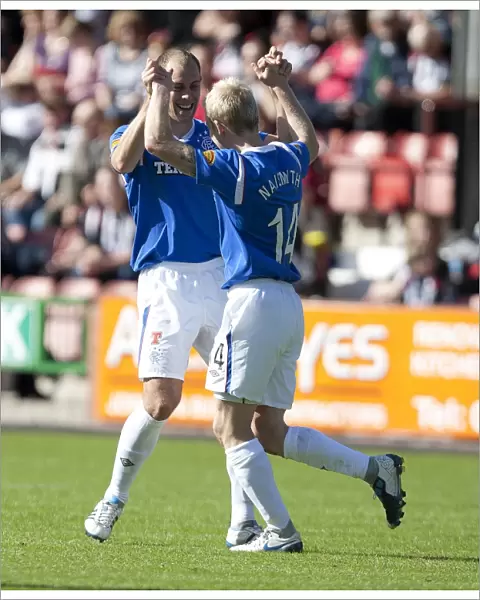 Rangers Naismith and Whittaker: Double Trouble - Celebrating Goals Against Dunfermline Athletic