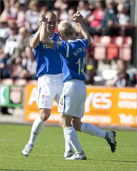 Rangers Naismith and Whittaker: Double Trouble - Celebrating Goals Against Dunfermline Athletic