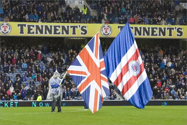 Rangers 1-0 Hibernian: Flag-Bearing Moment at Ibrox Stadium