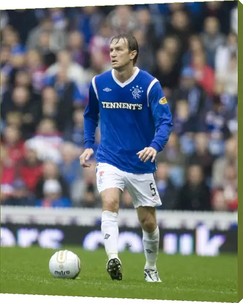 Sasa Papac Scores the Thrilling Winner for Rangers at Ibrox Stadium - Clydesdale Bank Scottish Premier League