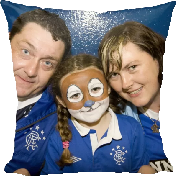 Rangers Family Fun: Celebrating Victory in the Broomloan Stand - Rangers 1-0 Hibernian