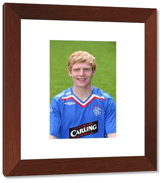 Rangers Football Club: Chris Burke and the First Team - Headshots at Ibrox Stadium