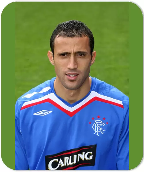 Rangers Football Club: Intense Headshots of Brahim Hemdani at Ibrox