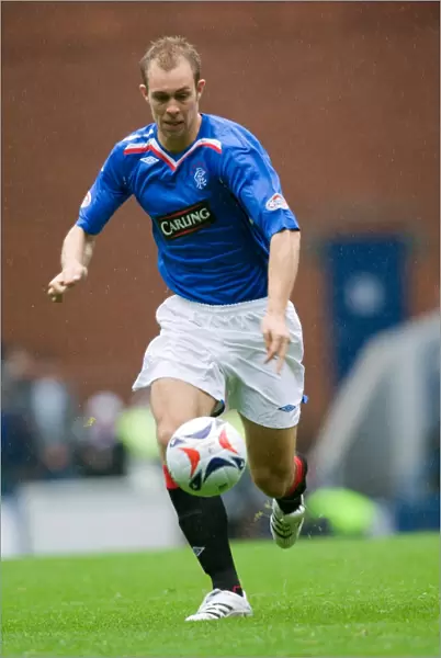 Rangers Steven Whittaker Celebrates Glory: 7-2 Victory Over Falkirk at Ibrox