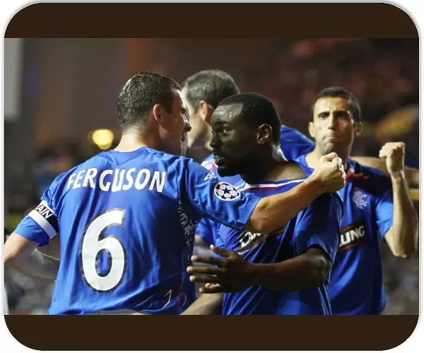Rangers FC: Darcheville Scores, Ferguson Celebrates - Champions League Debut Win Against VFB Stuttgart (2-1)
